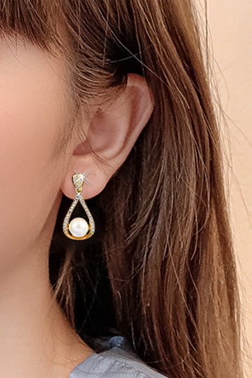 Pearl Water Drop Earrings